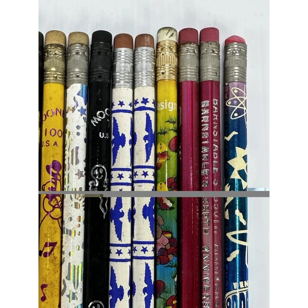 Lot 27 Vintage 90s Pencils‎ Micky Mouse Foil Unicorn Magic Moonbeams USA